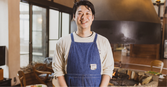 「山の家シーハイル」のシェフ　澤田